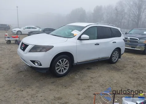 2014 Nissan Pathfinder Sl z USA, uszkodzony, nr VIN 5N1AR2MN4EC655517